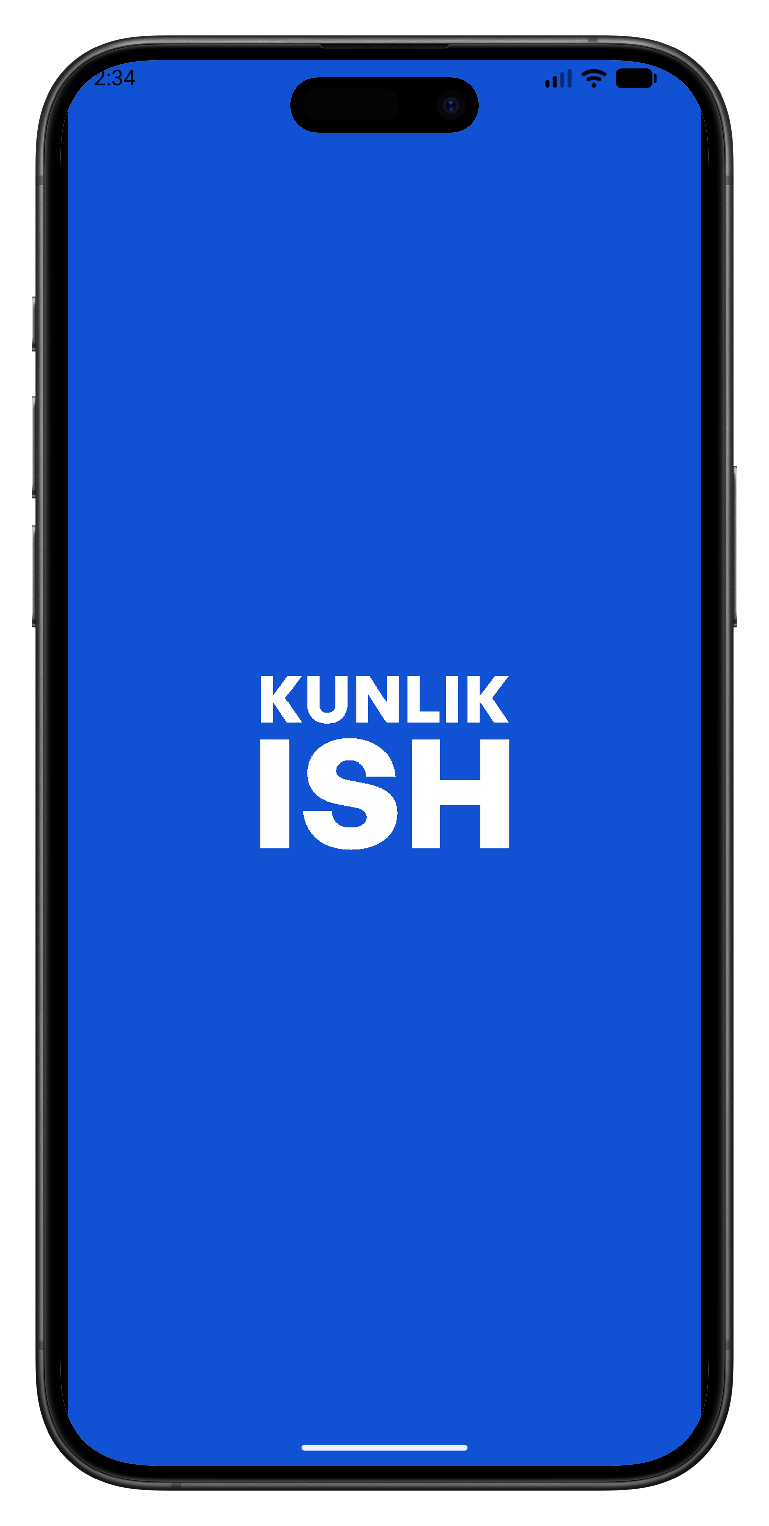 Kunlik Ish mobile app splash screen
